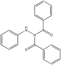 N1-Benzoyl-N2-(phenyl)benzhydrazide Struktur