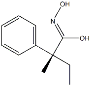 [R,(-)]-2-Methyl-2-phenylbutanehydroximic acid Struktur