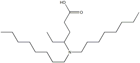 4-(Dioctylamino)hexanoic acid Struktur