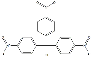 Tris(4-nitrophenyl)methyl alcohol Struktur