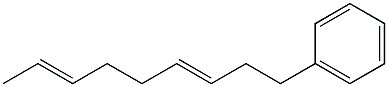 9-Phenyl-2,6-nonadiene Struktur