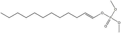 Phosphoric acid 1-dodecenyldimethyl ester Struktur