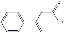 3-Phenyl-3-butenoic acid Struktur