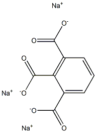 1,2,3-Benzenetricarboxylic acid trisodium salt Struktur