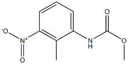 2-Methyl-3-nitrophenylcarbamic acid methyl ester Struktur