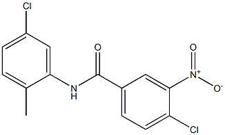 4,5'-Dichloro-2'-methyl-3-nitrobenzanilide Struktur