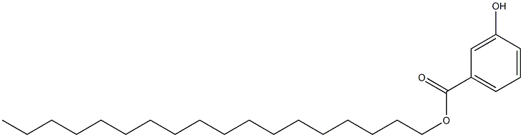 3-Hydroxybenzoic acid octadecyl ester Struktur