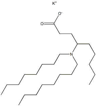 4-(Dioctylamino)nonanoic acid potassium salt Struktur