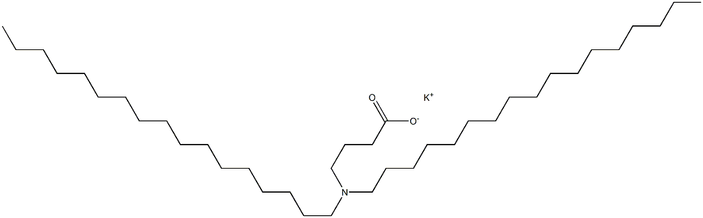 4-(Diheptadecylamino)butyric acid potassium salt Struktur