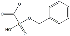 (Methoxycarbonyl)phosphonic acid benzyl ester Struktur