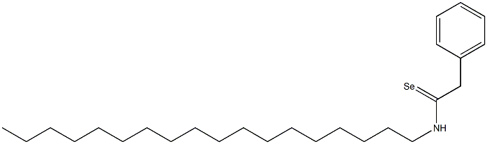 N-Octadecyl-2-phenylethaneselenoamide Struktur