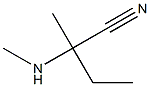 2-Methyl-2-(methylamino)butanenitrile Struktur