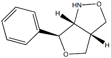 (3aS,6S,6aR)-6-Phenyltetrahydro-1H,3H-furo[3,4-c]isoxazole Struktur