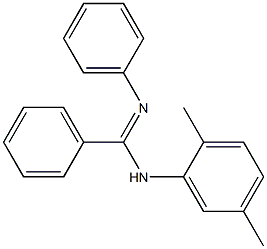 N2-Phenyl-N1-(2,5-dimethylphenyl),benzamidine Struktur