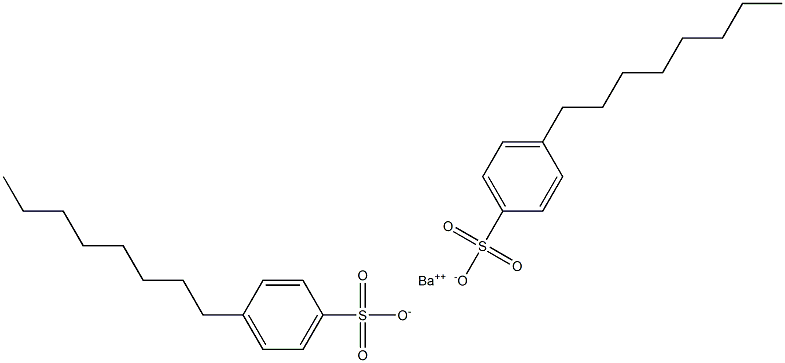 Bis(4-octylbenzenesulfonic acid)barium salt Struktur