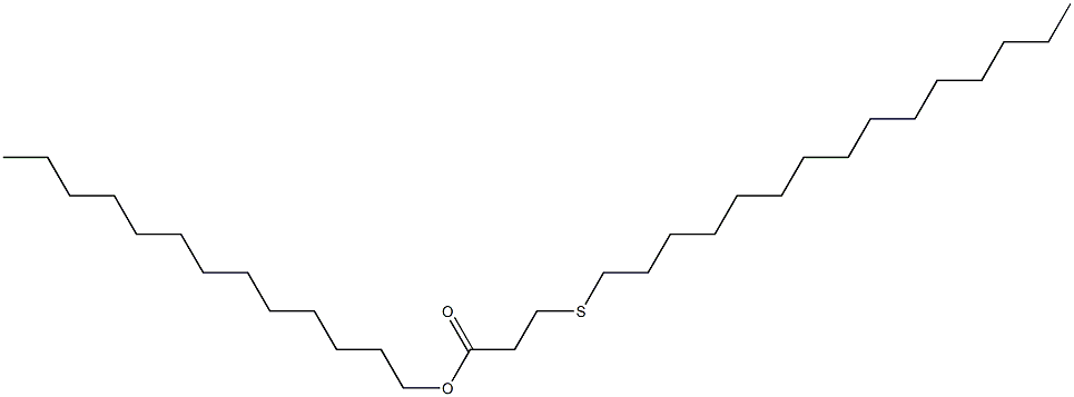 3-(Pentadecylthio)propionic acid tridecyl ester Struktur