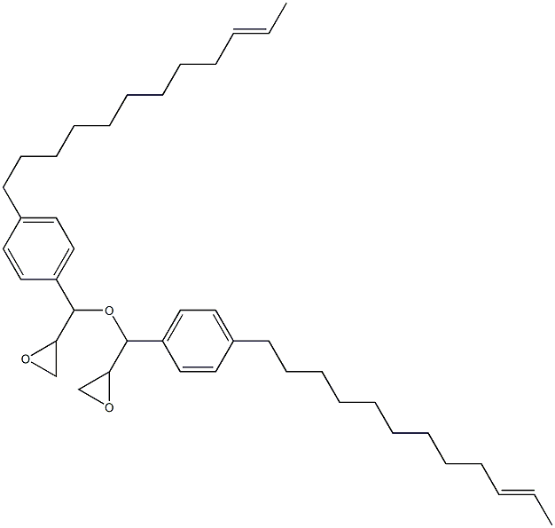 4-(10-Dodecenyl)phenylglycidyl ether Struktur