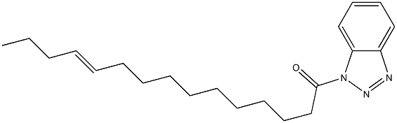 1-(11-Pentadecenoyl)-1H-benzotriazole Struktur