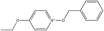 1-Benzyloxy-4-ethoxypyridinium Struktur