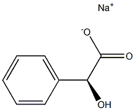 (2S)-2-Hydroxy-2-phenylacetic acid sodium salt Struktur