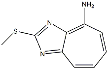 2-Methylthio-4-aminocycloheptimidazole Struktur