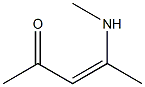 (3Z)-4-(Methylamino)-3-pentene-2-one Struktur