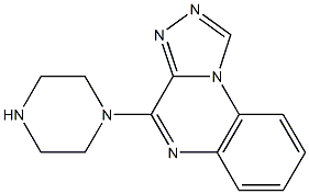 4-(1-Piperazinyl)[1,2,4]triazolo[4,3-a]quinoxaline Struktur