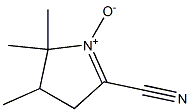 2-Cyano-4,5,5-trimethyl-1-pyrroline 1-oxide Struktur