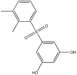 3,5-Dihydroxy-2',3'-dimethyl[sulfonylbisbenzene] Struktur