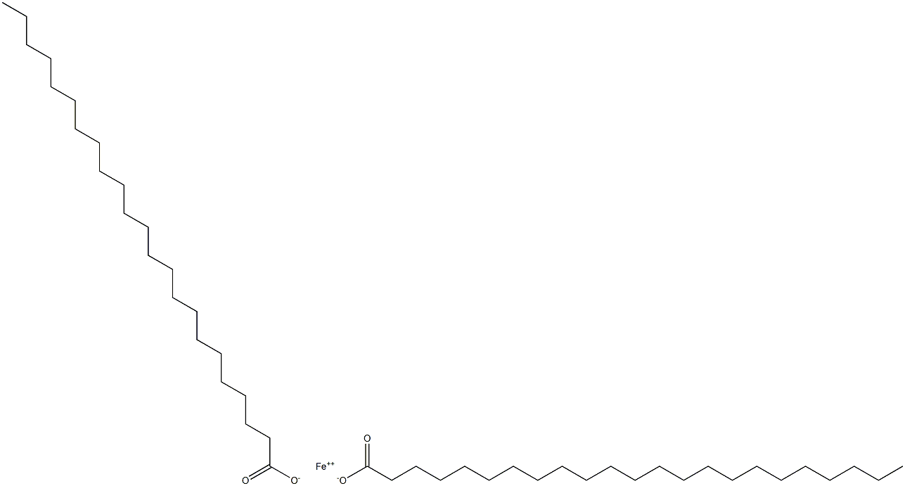 Ditricosanoic acid iron(II) salt Struktur