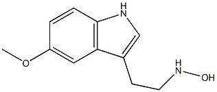 N-Hydroxy-5-methoxy-1H-indole-3-ethanamine Struktur