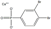 3,4-Dibromophenylphosphonic acid calcium salt Struktur