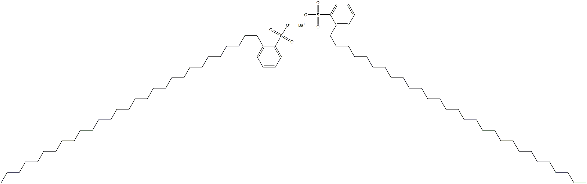 Bis(2-nonacosylbenzenesulfonic acid)barium salt Struktur