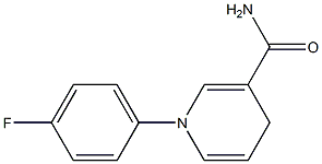 1-(4-Fluorophenyl)-1,4-dihydronicotinamide Struktur