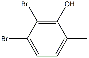 5,6-Dibromo-o-cresol Struktur