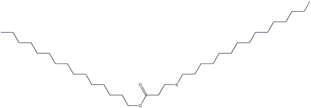 3-(Pentadecylthio)propionic acid pentadecyl ester Struktur