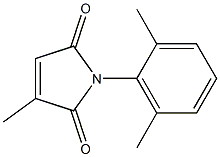 2,5-Dihydro-1-(2,6-dimethylphenyl)-3-methyl-1H-pyrrole-2,5-dione Struktur