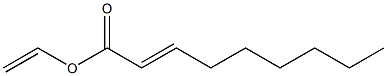 2-Nonenoic acid ethenyl ester Struktur