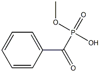 Benzoylphosphonic acid methyl ester Struktur