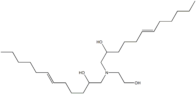 1,1'-[(2-Hydroxyethyl)imino]bis(6-dodecen-2-ol) Struktur