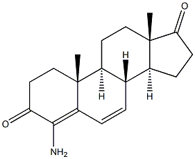 4-Aminoandrosta-4,6-diene-3,17-dione Struktur