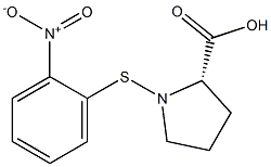 1-[(2-Nitrophenyl)thio]-L-proline Struktur