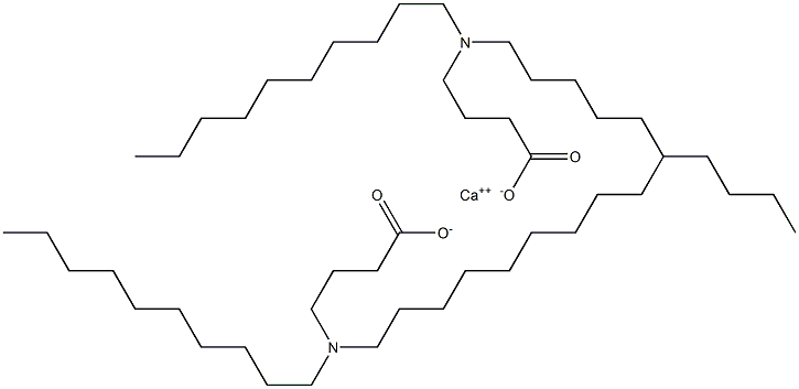 Bis[4-(didecylamino)butyric acid]calcium salt Struktur