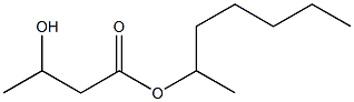 3-Hydroxybutyric acid 1-methylhexyl ester Struktur