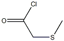 (Methylthio)acetic acid chloride Struktur