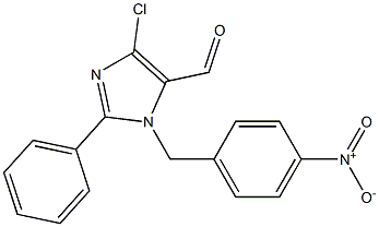 1-(4-Nitrobenzyl)-4-chloro-2-phenyl-1H-imidazole-5-carbaldehyde Struktur