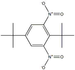 1,4-Di-tert-butyl-2,6-dinitrobenzene Struktur