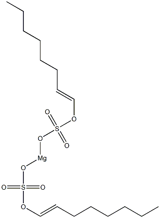 Bis[(1-octenyloxy)sulfonyloxy]magnesium Struktur