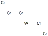 Pentachromium tungsten Struktur