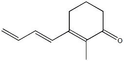 2-Methyl-3-(1,3-butadienyl)-2-cyclohexen-1-one Struktur